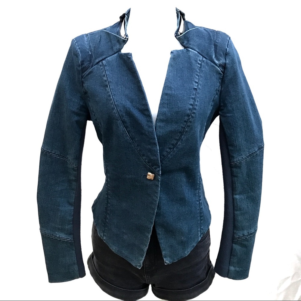 Denim fitted jacket by Actaris - Picture 1 of 8